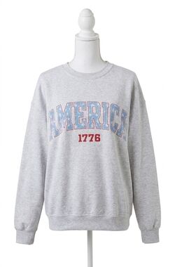 NEW AMPERSAND AVE university pullover sweater in cue the sparklers